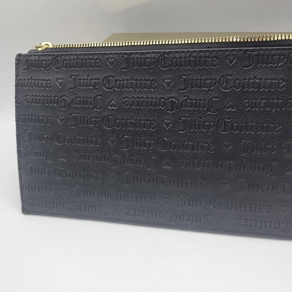 Juicy Couture Wide Wristlet • Black w/ Gold - Picture 6 of 6
